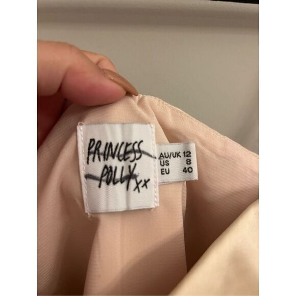 Princess Polly Champagne Cocktail Dress 8 runs small - Picture 4 of 7